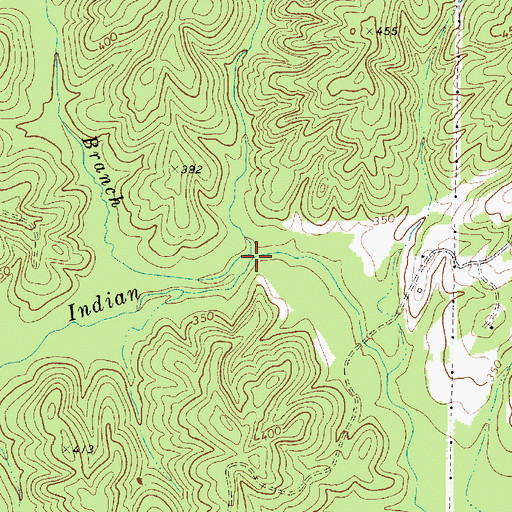 Topographic Map of Asias Branch, SC