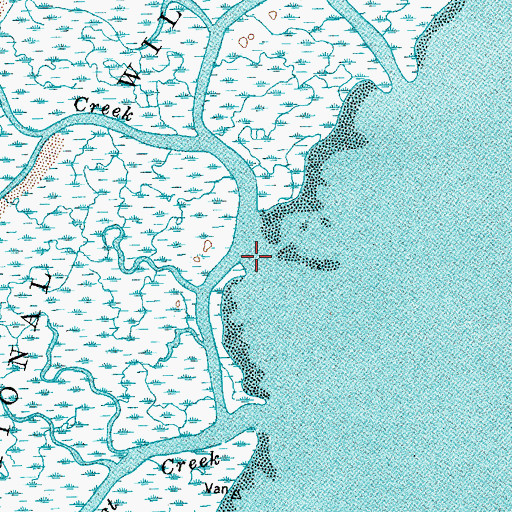 Topographic Map of Belvedere Creek, SC