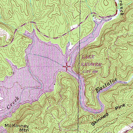 Topographic Map of Betsy Akin Branch, SC