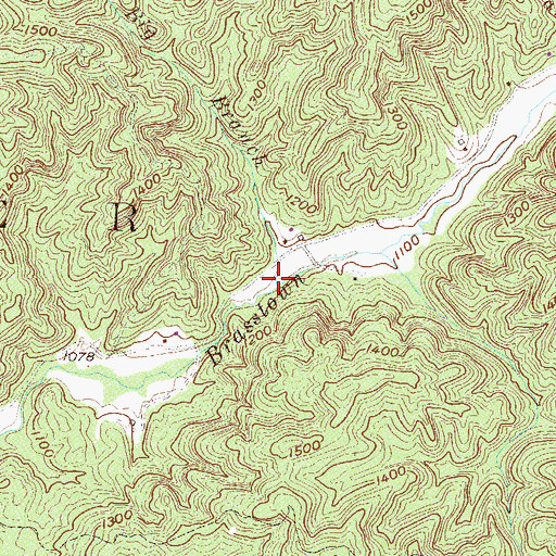 Topographic Map of Big Branch, SC