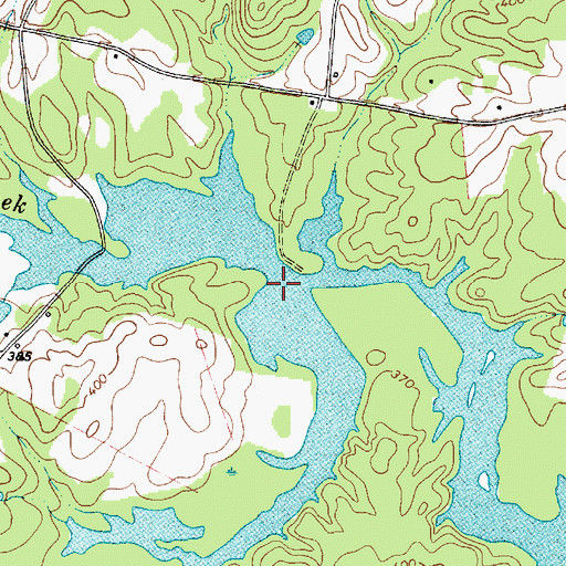 Topographic Map of Big Creek, SC