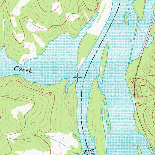 Topographic Map of Cannons Creek, SC