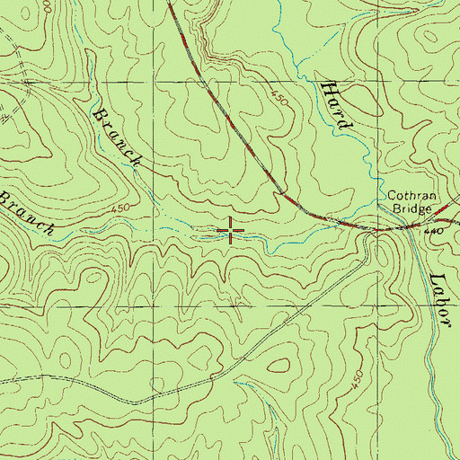 Topographic Map of Chiles Branch, SC