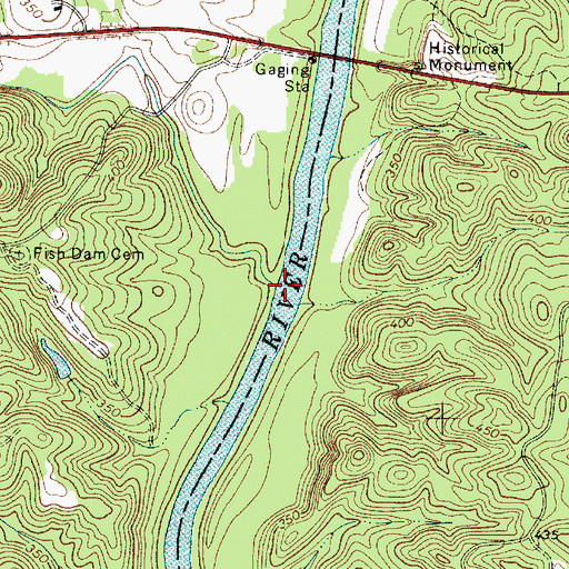 Topographic Map of Coxs Creek, SC