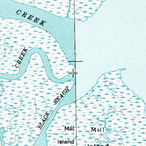 Topographic Map of Devils Den Creek, SC