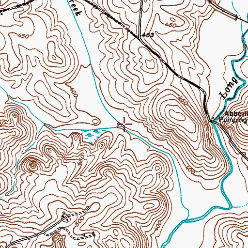 Topographic Map of Double Branch, SC
