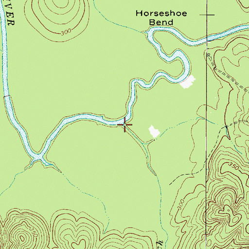 Topographic Map of Fosters Branch, SC