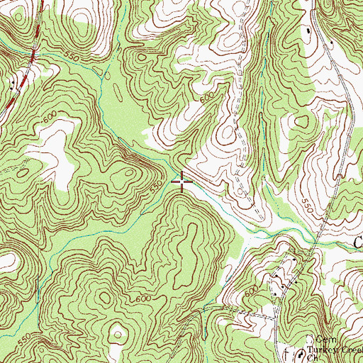 Topographic Map of Gibson Creek, SC