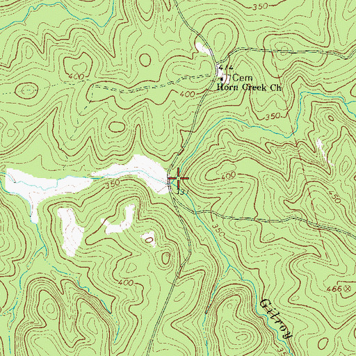 Topographic Map of Gilroy Branch, SC