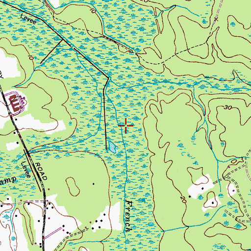 Topographic Map of Gobel Swamp, SC