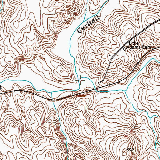 Topographic Map of Grays Creek, SC