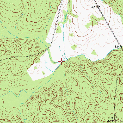 Topographic Map of Headleys Creek, SC
