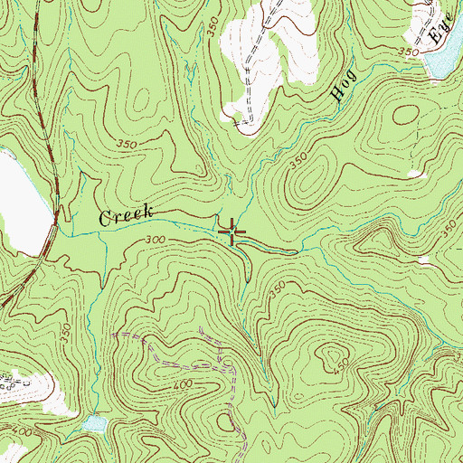 Topographic Map of Hog Eye Branch, SC