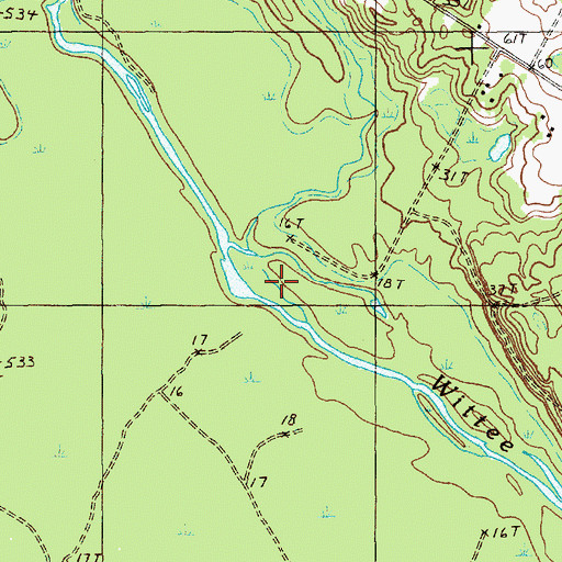 Topographic Map of June Branch, SC