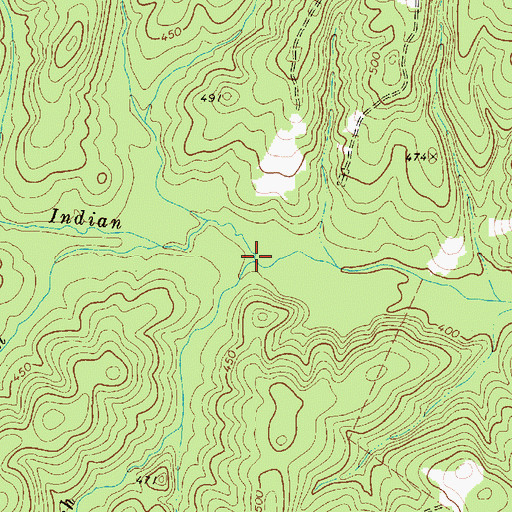 Topographic Map of Locust Branch, SC