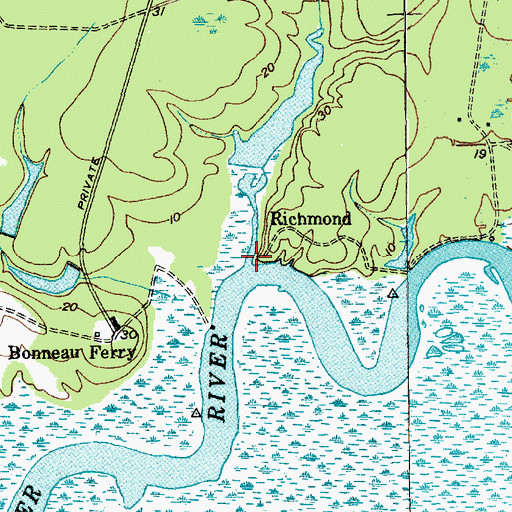 Topographic Map of Mayrant Lead, SC