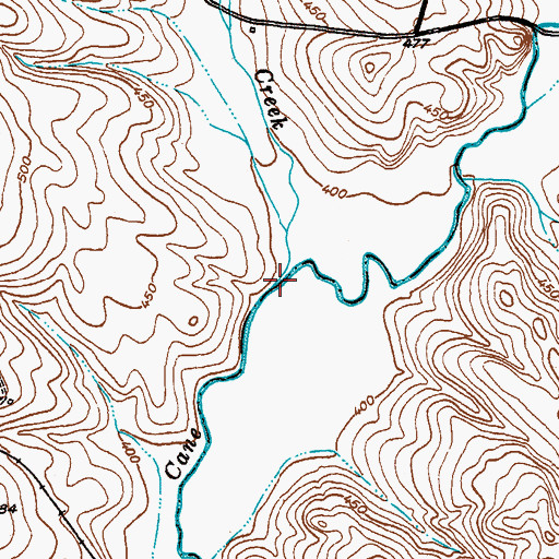 Topographic Map of McCord Creek, SC