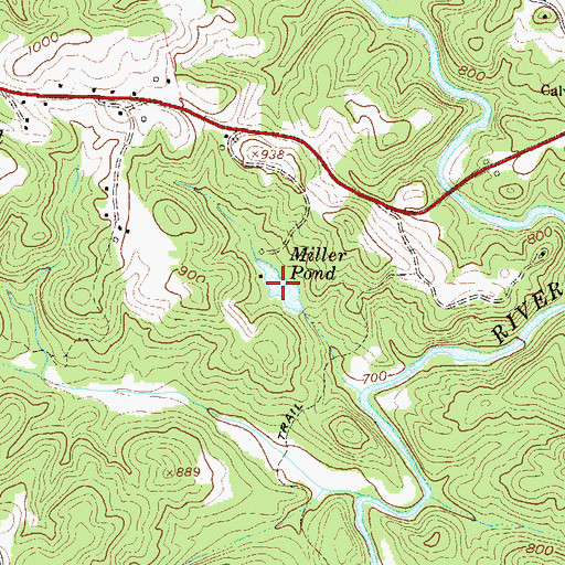 Topographic Map of Miller Pond, SC