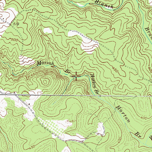 Topographic Map of Morrah Branch, SC