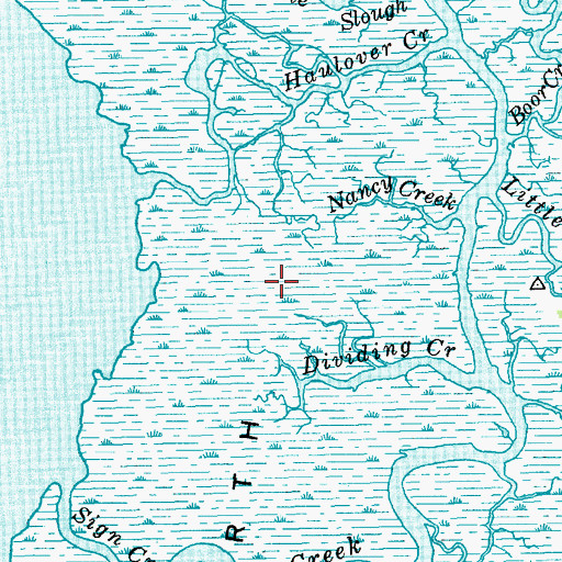 Topographic Map of North Island, SC