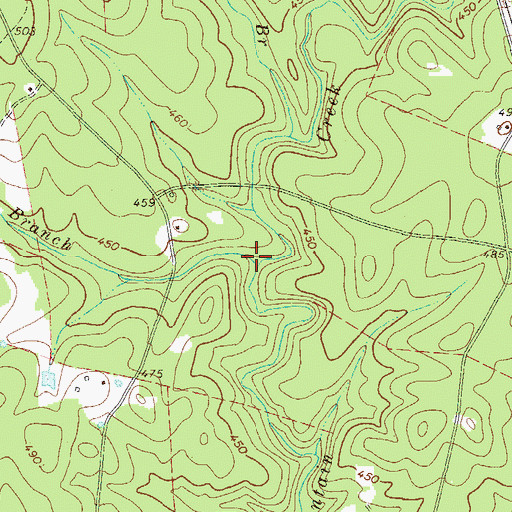 Topographic Map of Pickell Branch, SC
