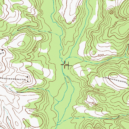 Topographic Map of Redd Creek, SC