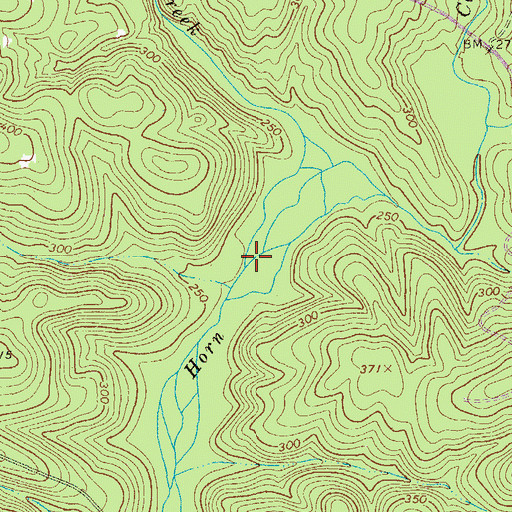 Topographic Map of Rock Creek, SC