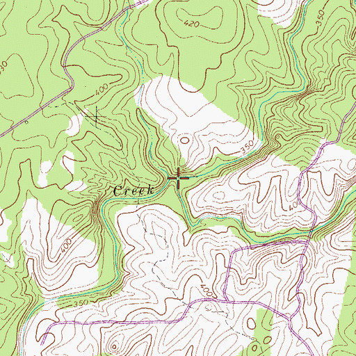 Topographic Map of Rocky Creek, SC