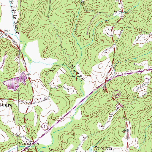 Topographic Map of Smeltzer Creek, SC