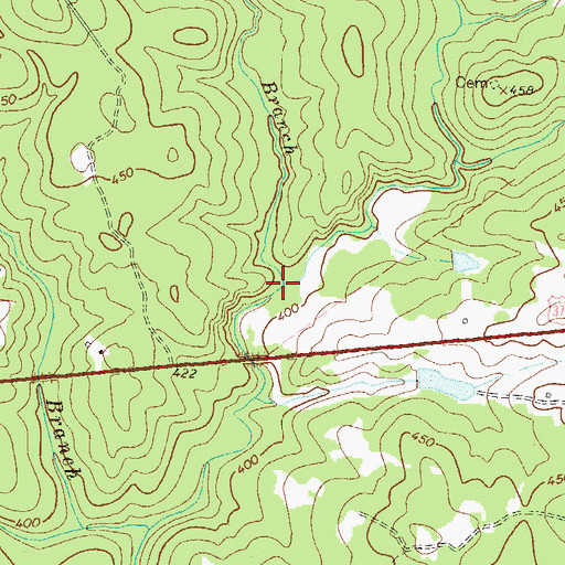 Topographic Map of Stockman Branch, SC