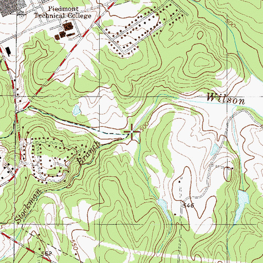 Topographic Map of Stockman Branch, SC