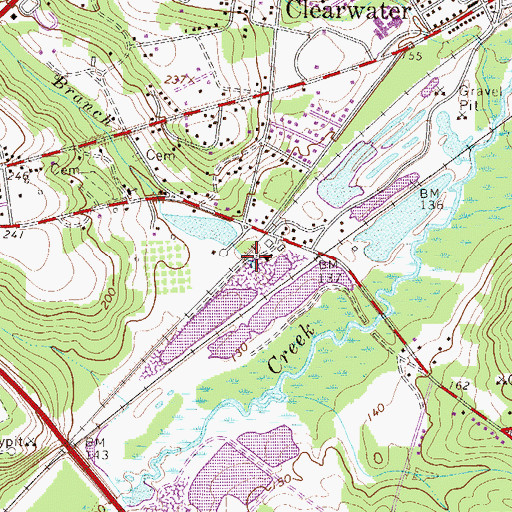 Topographic Map of Storm Branch, SC