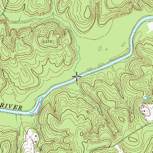 Topographic Map of Subers Creek, SC