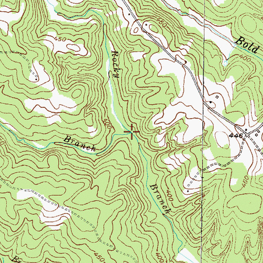 Topographic Map of Tanyard Branch, SC