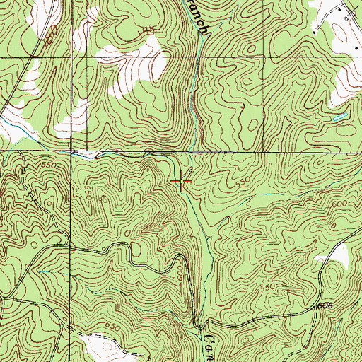 Topographic Map of Trail Branch, SC
