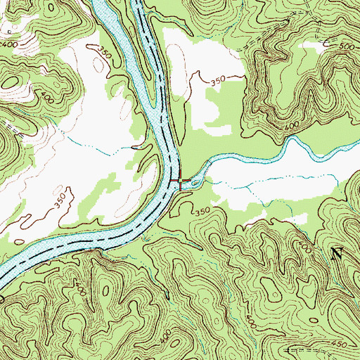 Topographic Map of Turkey Creek, SC