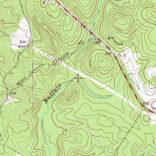 Topographic Map of Vall Branch, SC