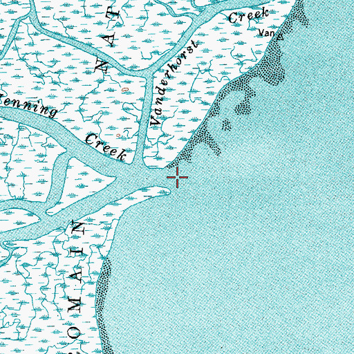 Topographic Map of Venning Creek, SC