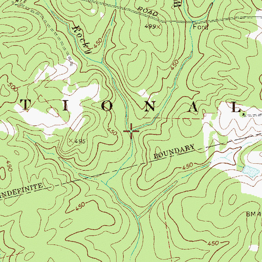 Topographic Map of Wiley Branch, SC