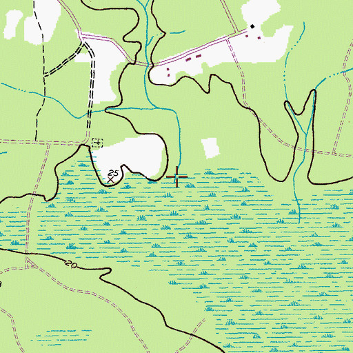 Topographic Map of Wilkes Branch, SC