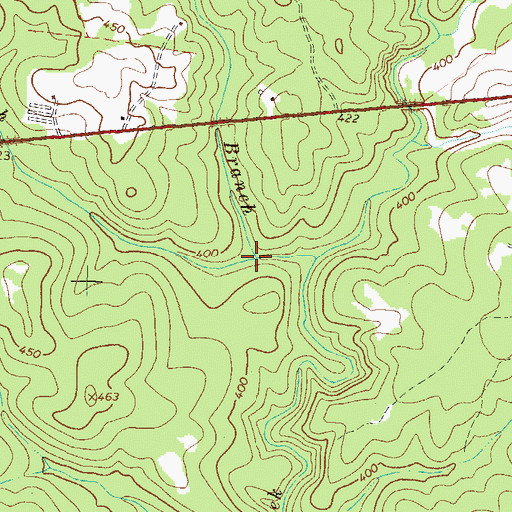 Topographic Map of Wilson Branch, SC