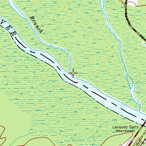 Topographic Map of Wittee Branch, SC