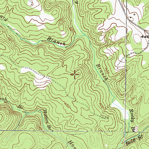 Topographic Map of Sumter National Forest, SC