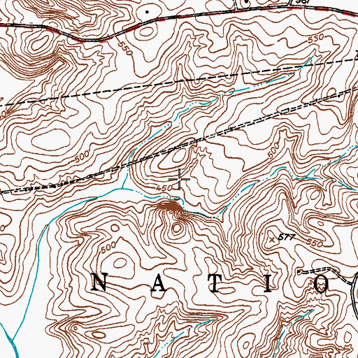 Topographic Map of Midway Hunt Campground, SC