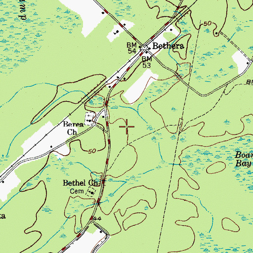 Topographic Map of Jerico Horse Trail, SC