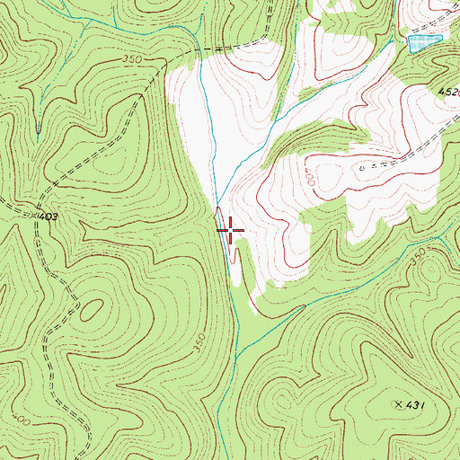 Topographic Map of Monticello Reservoir, SC
