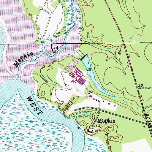 Topographic Map of Trappist Monastary, SC