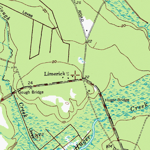Topographic Map of Santee Experimental Station, SC
