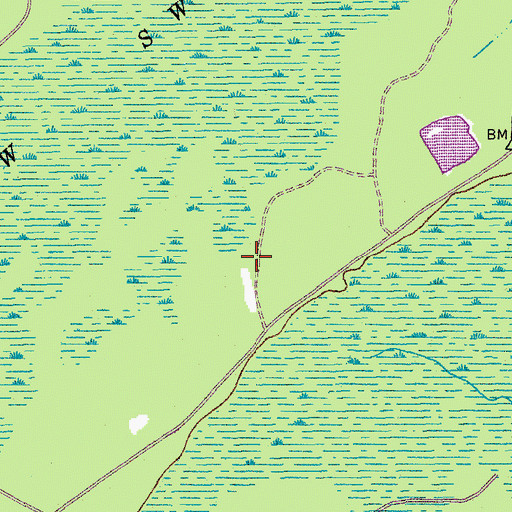 Topographic Map of Twin Pond Rifle Range, SC
