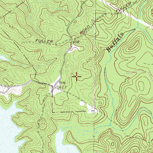 Topographic Map of Long Crane Creek Campground, SC